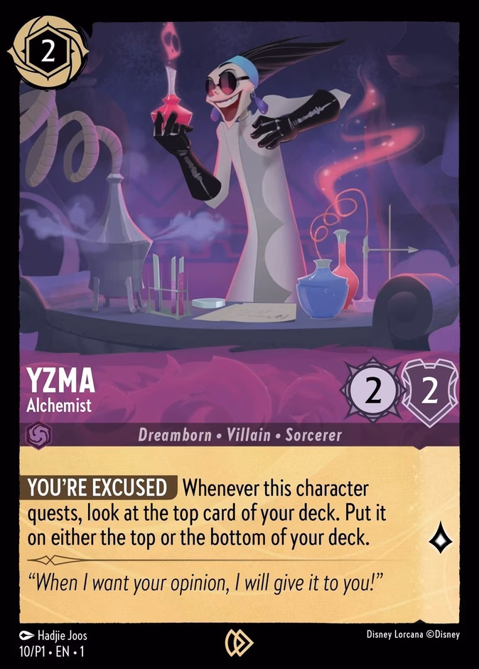 Yzma - Alchemist — Promo Set 1 #10 (Disney Lorcana card)