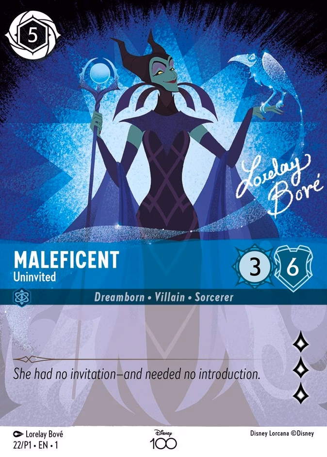 Maleficent - Uninvited — Promo Set 1 #22 (Disney Lorcana card)