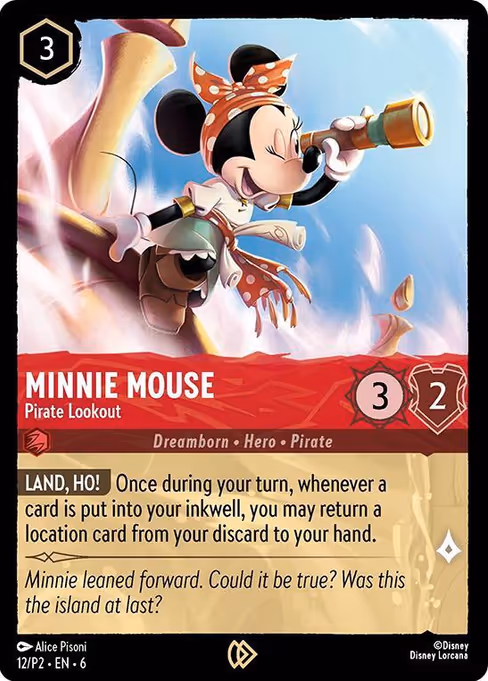 Minnie Mouse - Pirate Lookout (Promo Set 2 #12)