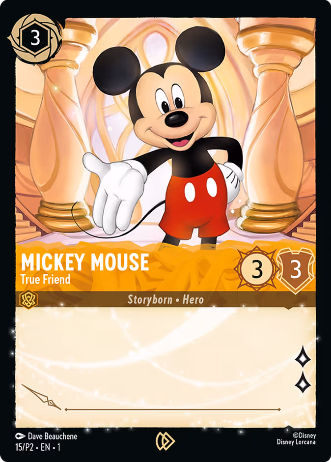 Mickey Mouse - True Friend — Promo Set 2 #15 (Disney Lorcana card)