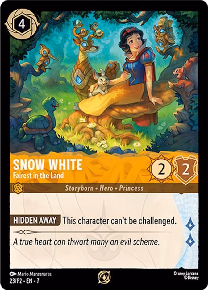 Snow White - Fairest in the Land — Promo Set 2 #23 (Disney Lorcana card)