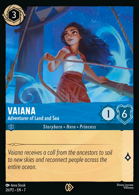 Moana - Adventurer of Land and Sea (Promo Set 2 #26)