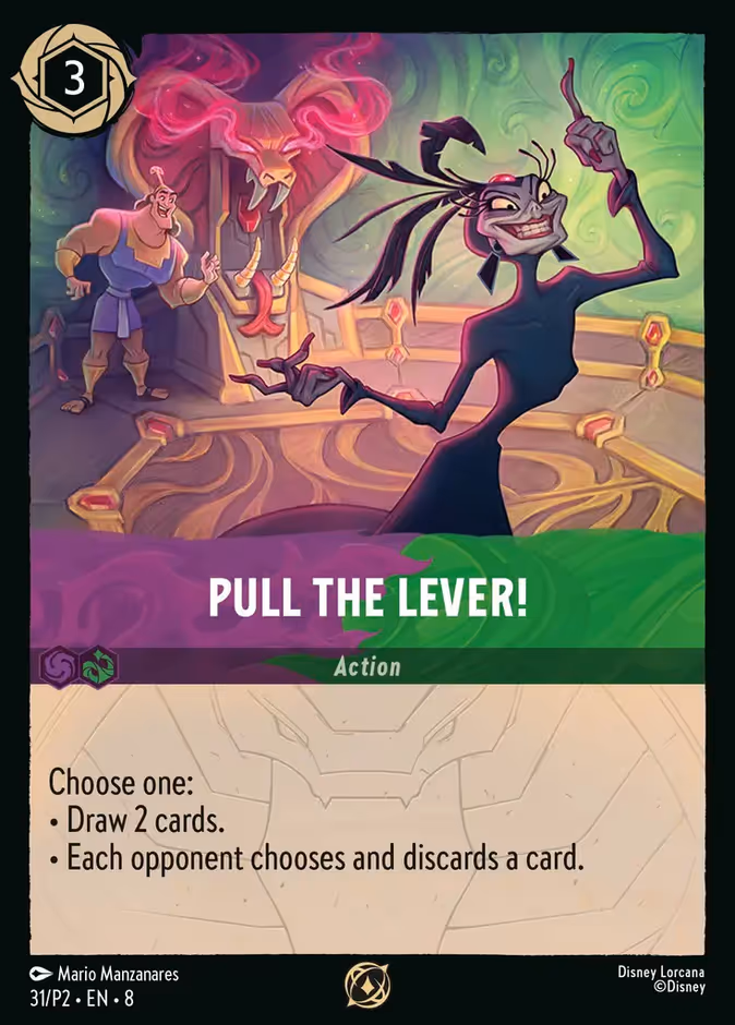 Pull the Lever! — Promo Set 2 #31 (Disney Lorcana card)
