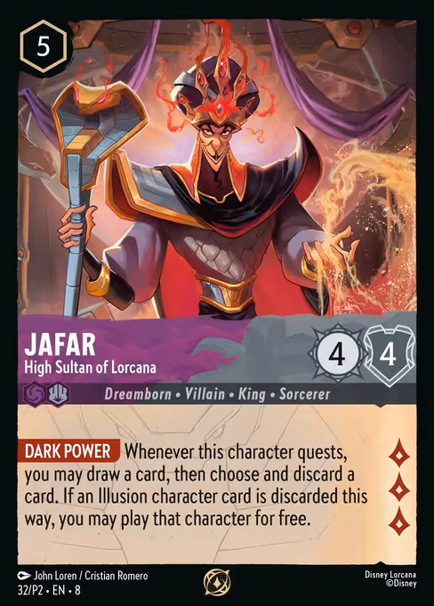 Jafar - High Sultan of Lorcana (Promo Set 2 #32)