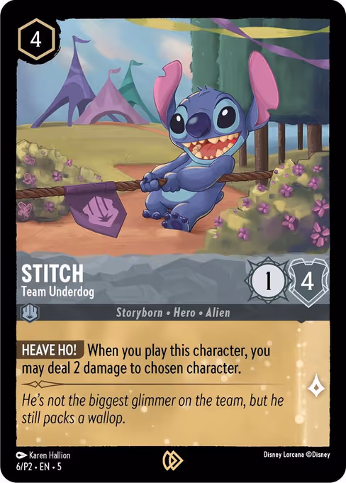 Stitch - Team Underdog (Promo Set 2 #6)