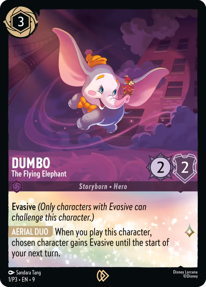 Dumbo - The Flying Elephant — Promo Set 3 #1 (Disney Lorcana card)