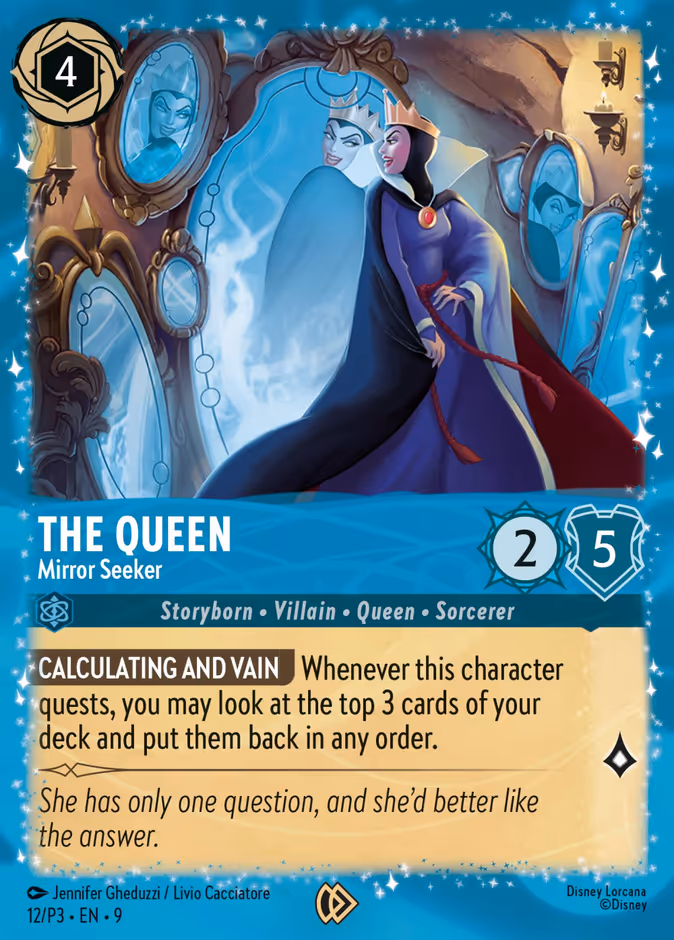 The Queen - Mirror Seeker — Promo Set 3 #12 (Disney Lorcana card)