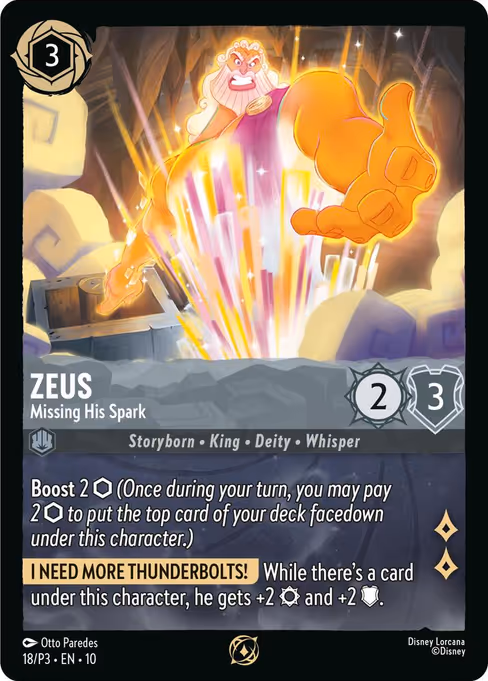 Zeus - Missing His Spark (Promo Set 3 #18)