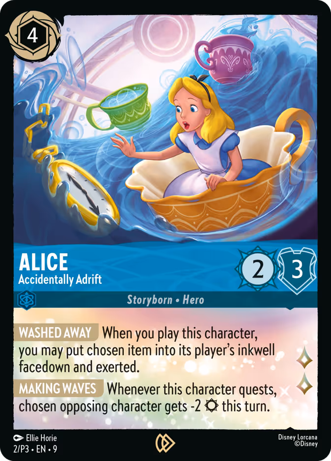 Alice - Accidentally Adrift — Promo Set 3 #2 (Disney Lorcana card)