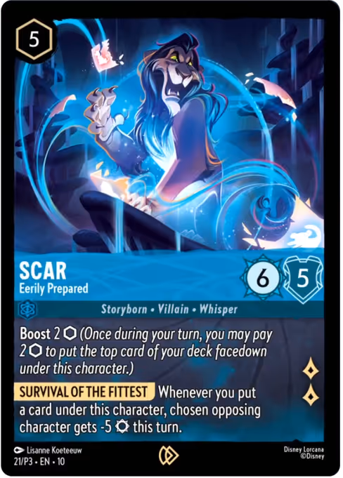 Scar - Eerily Prepared (Promo Set 3 #21)