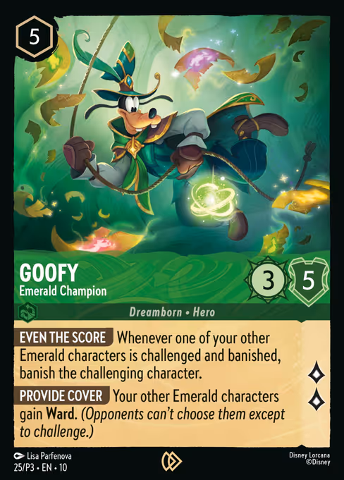 Goofy - Emerald Champion (Promo Set 3 #25)