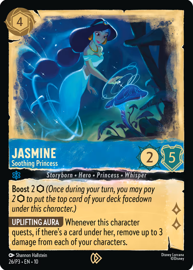 Jasmine - Soothing Princess — Promo Set 3 #26 (Disney Lorcana card)