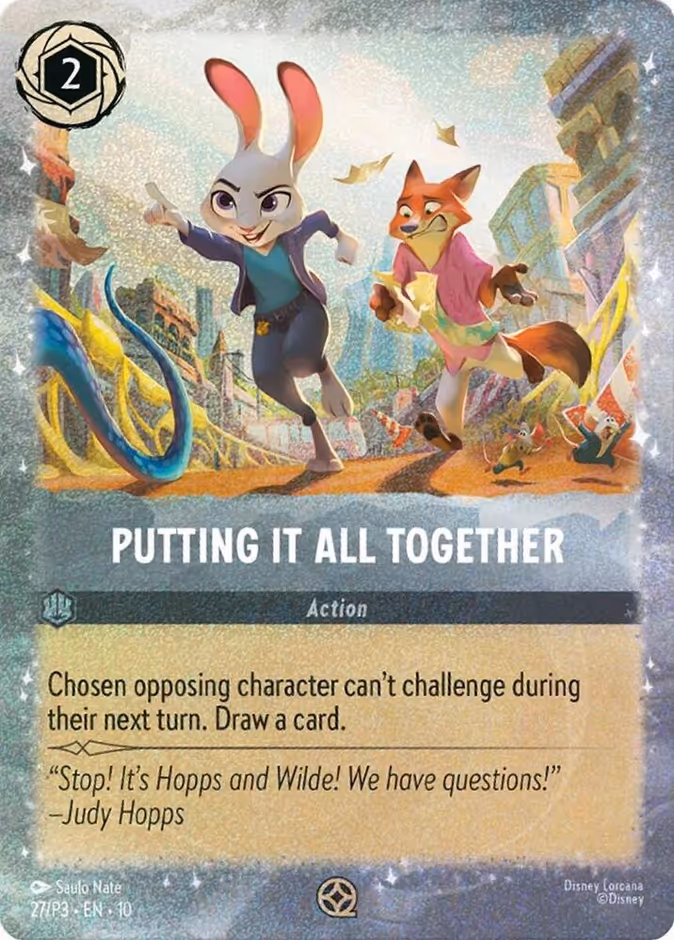 Putting It All Together — Promo Set 3 #27 (Disney Lorcana card)