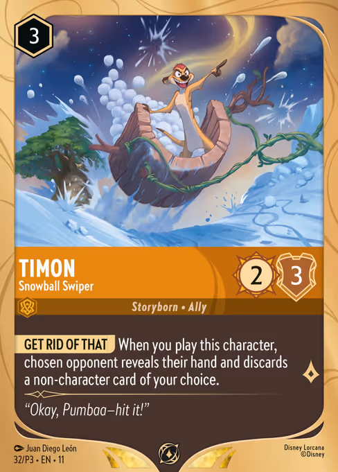 Timon - Snowball Swiper (Promo Set 3 #32)
