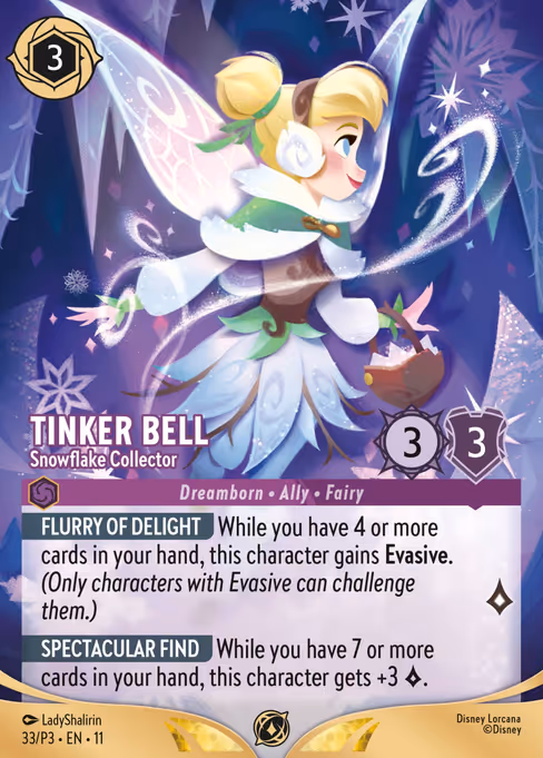 Tinker Bell - Snowflake Collector (Promo Set 3 #33)