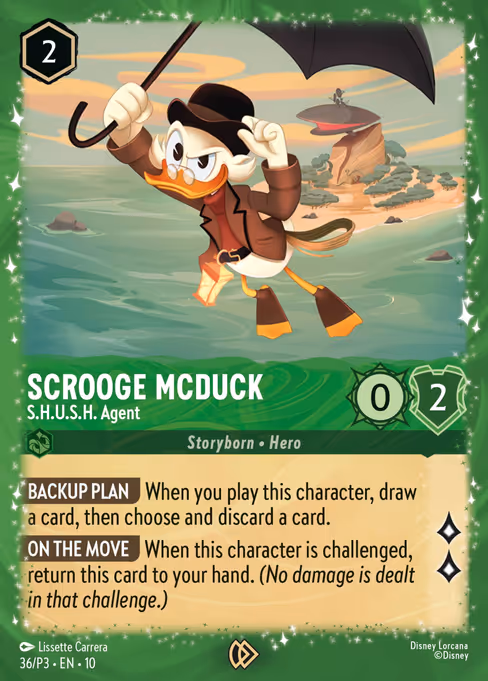 Scrooge McDuck - S.H.U.S.H. Agent (Promo Set 3 #36)