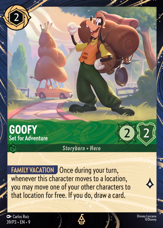 Goofy - Set for Adventure — Promo Set 3 #39 (Disney Lorcana card)
