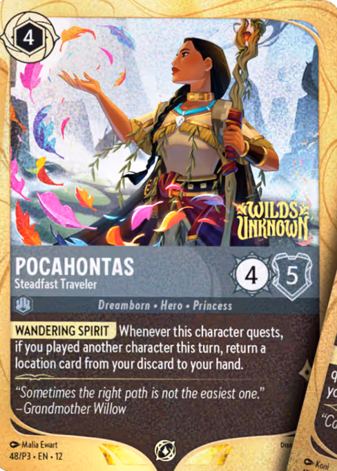 Pocahontas - Steadfast Traveler (Promo Set 3 #48)