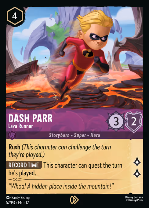 Dash Parr - Lava Runner (Promo Set 3 #52)