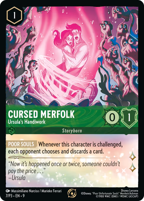 Cursed Merfolk - Ursula's Handiwork (Promo Set 3 #7)