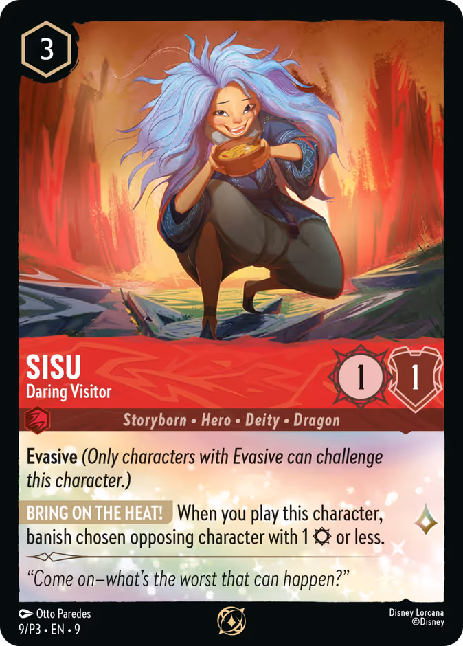 Sisu - Daring Visitor — Promo Set 3 #9 (Disney Lorcana card)