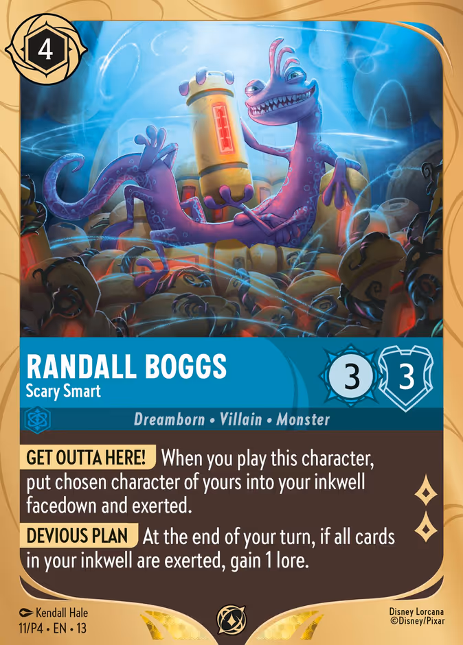 Randall Boggs - Scary Smart — Promo Set 4 #11 (Disney Lorcana card)