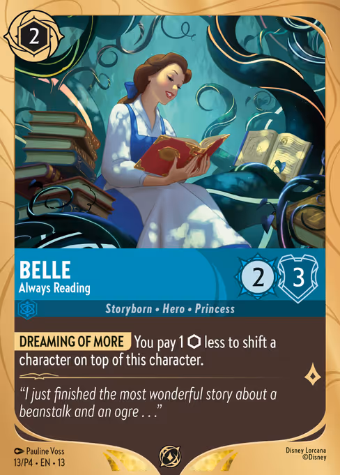 Belle - Always Reading (Promo Set 4 #13)