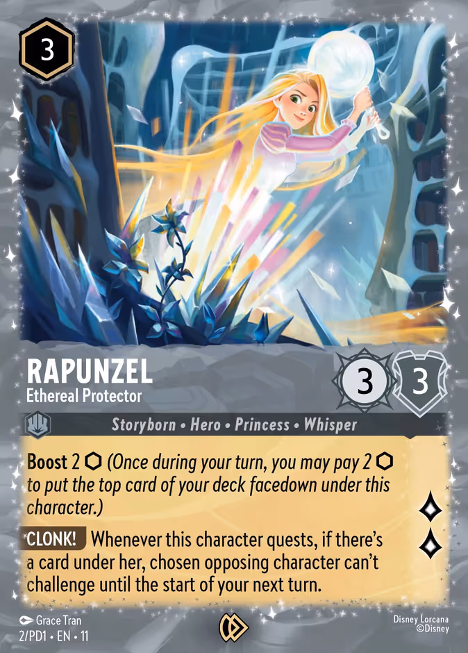 Rapunzel - Ethereal Protector — PD1 #2 (Disney Lorcana card)