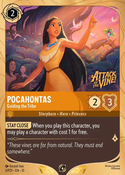 Pocahontas - Guiding the Tribe (PD1 #3)