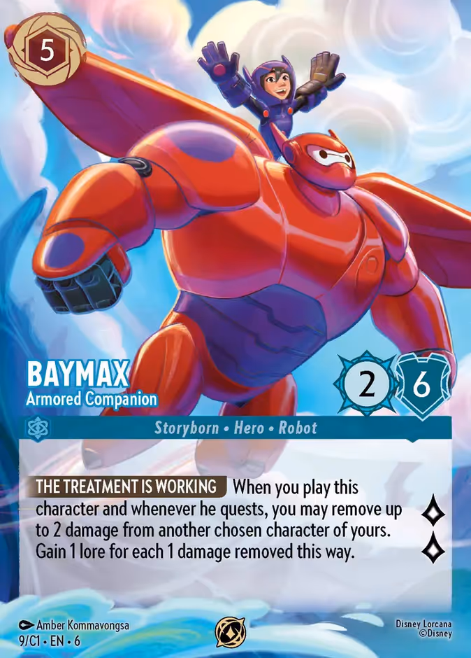 Baymax - Armored Companion — Challenge Promo #9 (Disney Lorcana card)