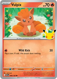 Vulpix (30th Celebration #009)