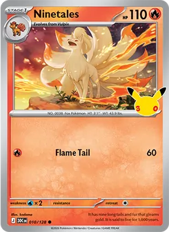 Ninetales (30th Celebration #010)