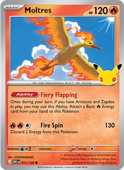 Moltres (30th Celebration #011)