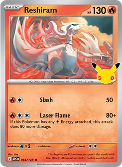 Reshiram (30th Celebration #014)