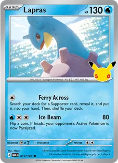 Lapras (30th Celebration #017)
