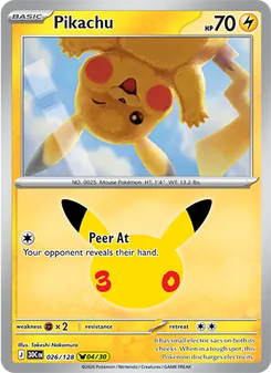Pikachu (30th Celebration #026)