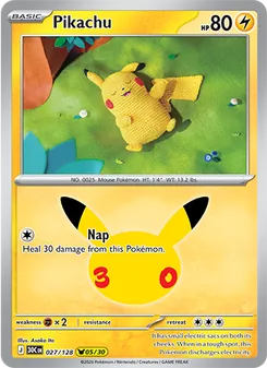Pikachu (30th Celebration #027)