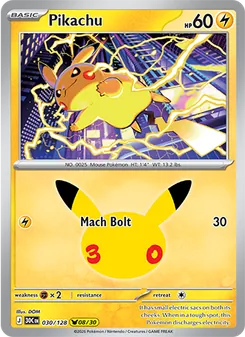 Pikachu (30th Celebration #030)