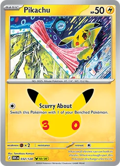 Pikachu (30th Celebration #032)