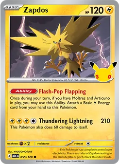 Zapdos (30th Celebration #055)