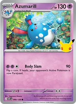 Azumarill (30th Celebration #068)