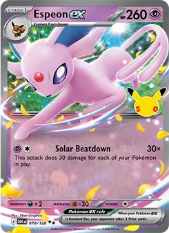 Espeon ex (30th Celebration #070)