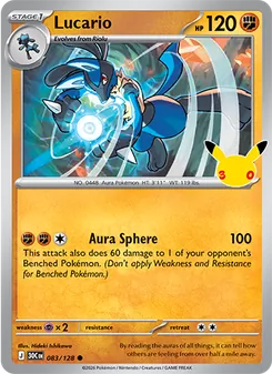 Lucario (30th Celebration #083)