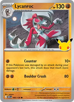 Lycanroc (30th Celebration #085)