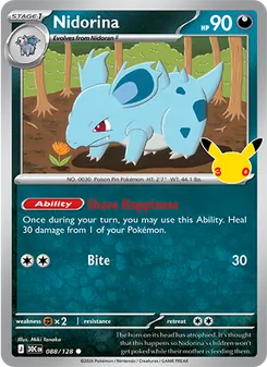 Nidorina (30th Celebration #088)