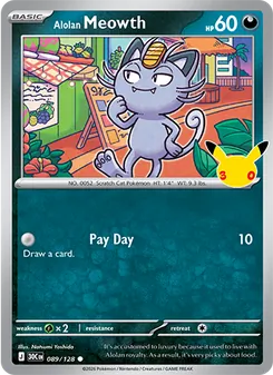 Alolan Meowth (30th Celebration #089)