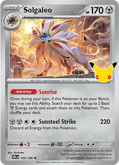 Solgaleo (30th Celebration #105)