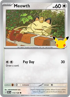 Meowth (30th Celebration #113)