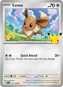 Eevee (30th Celebration #117)