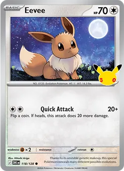 Eevee (30th Celebration #118)